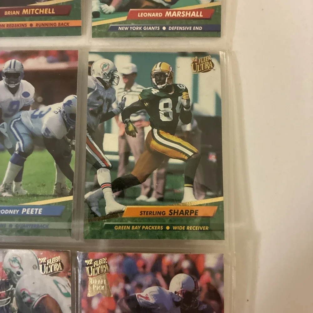 1992 NFL Fleer Ultra Trading Card Lot